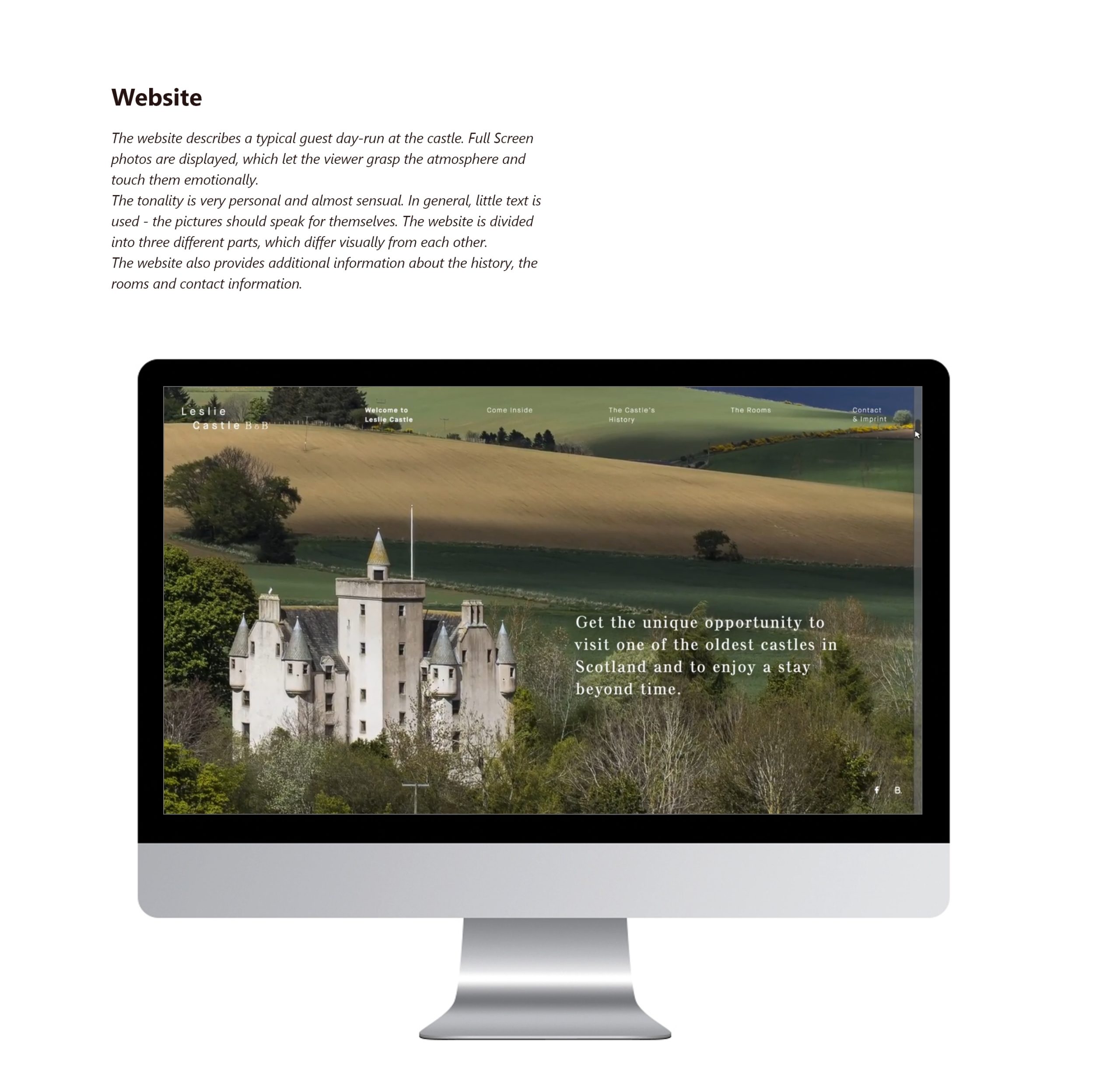 Leslie Castle Website