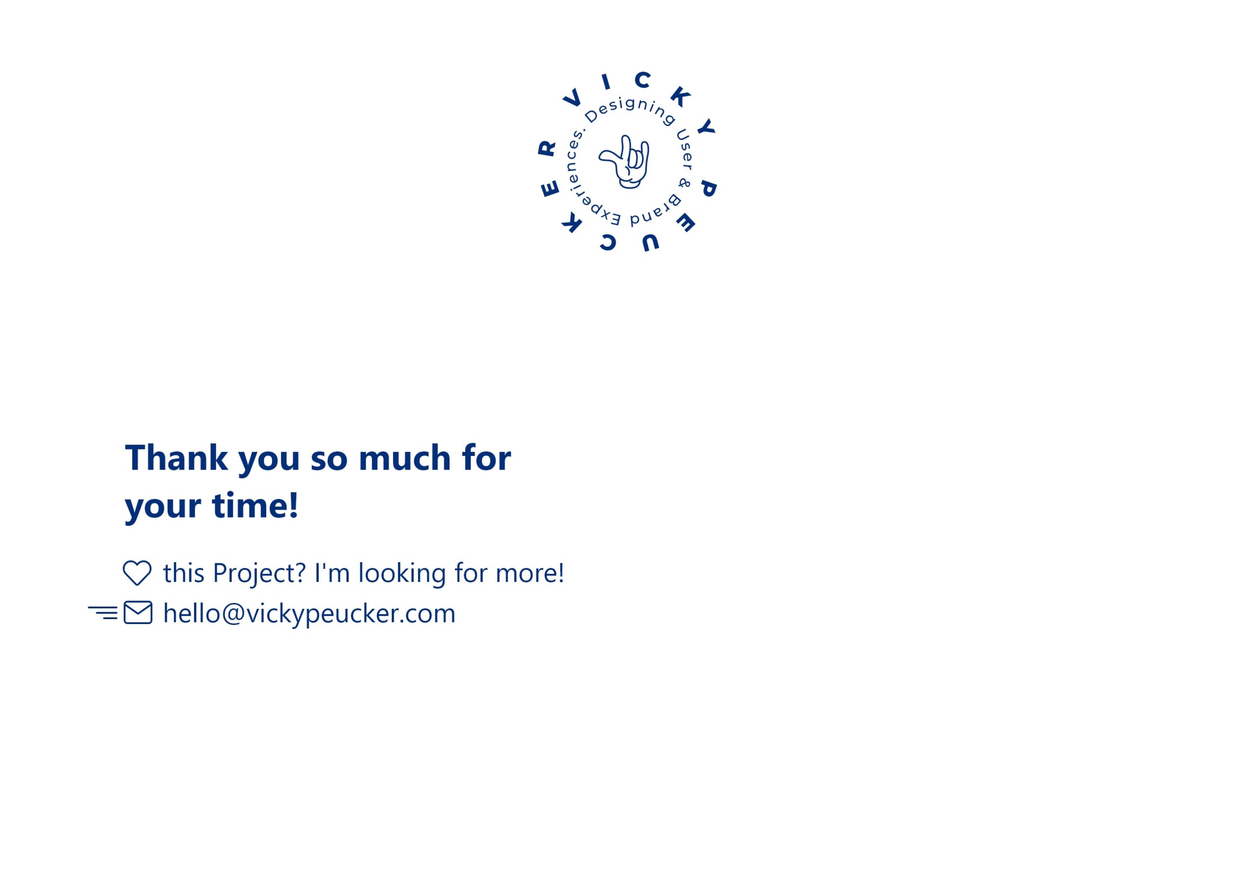 Thank you for your time. please contact me for work opportunities